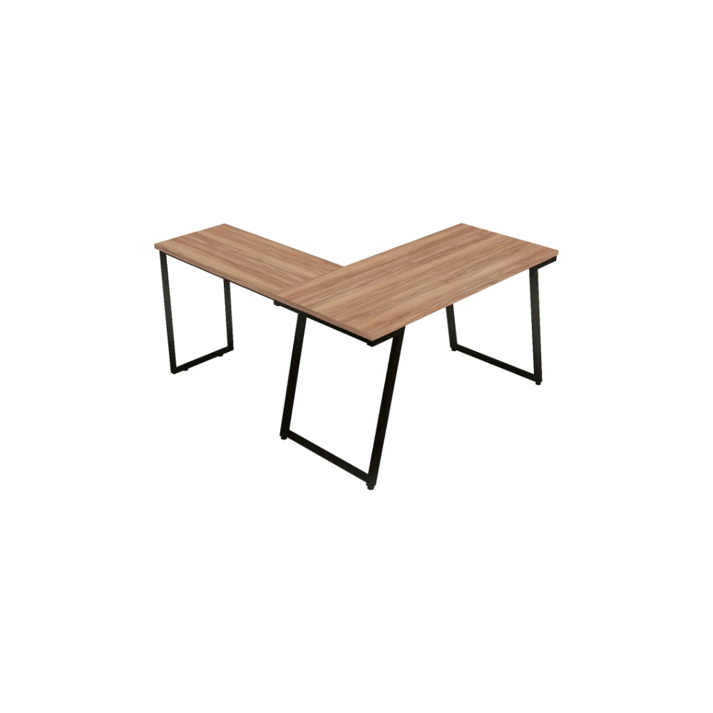 Mesa de escritório em L industrial Soho